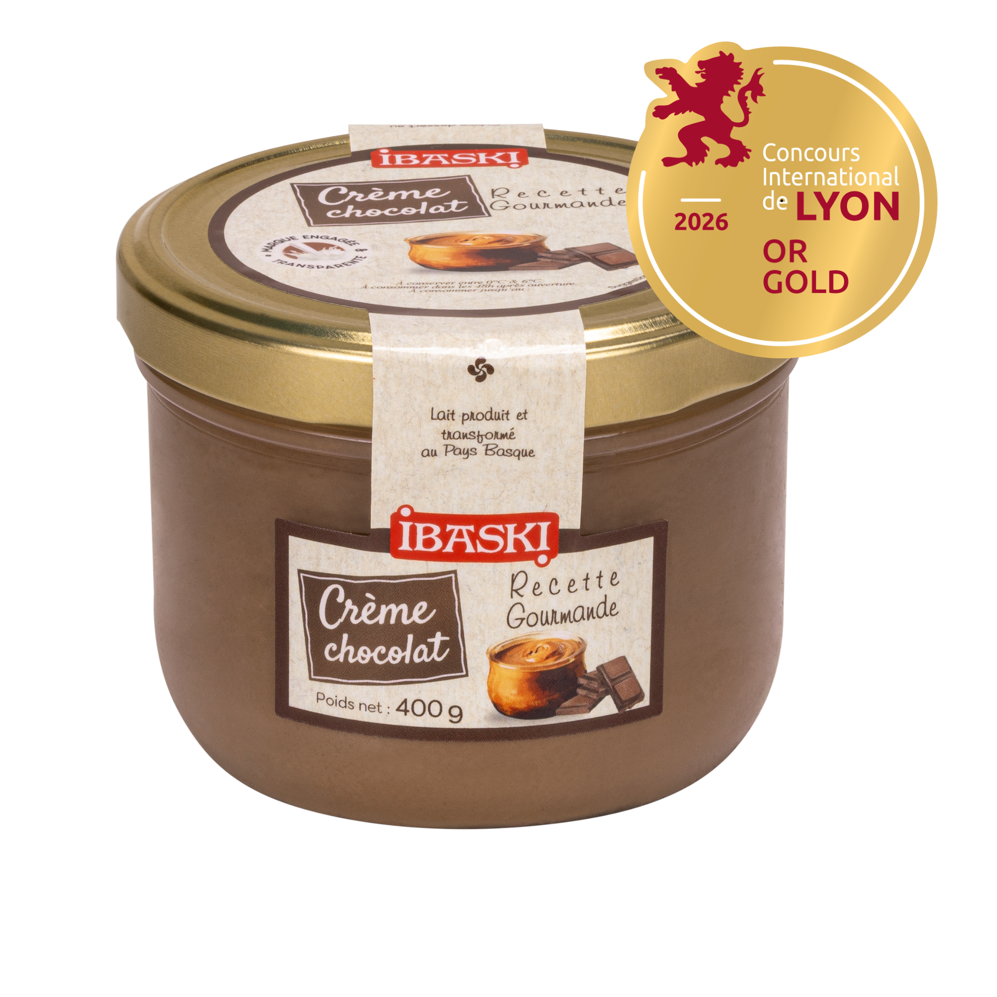 Crème gourmande chocolat