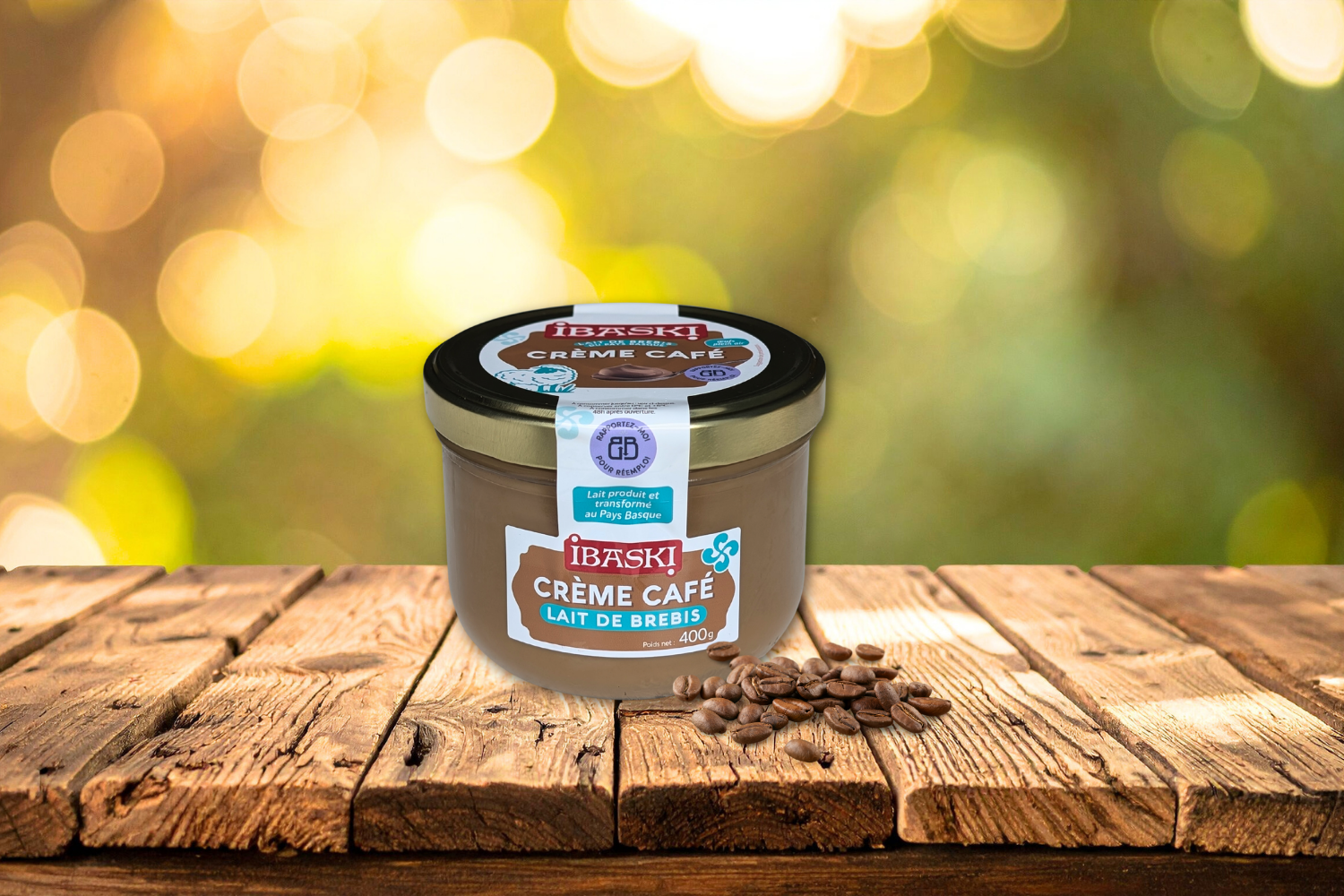 Crème gourmande brebis café - IBASKI