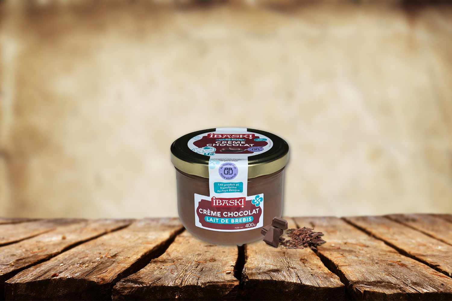 Crème gourmande brebis chocolat - IBASKI