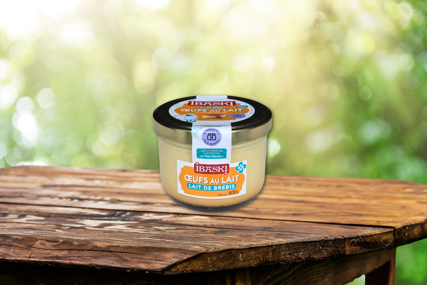 Oeufs au lait brebis vanille caramel - IBASKI