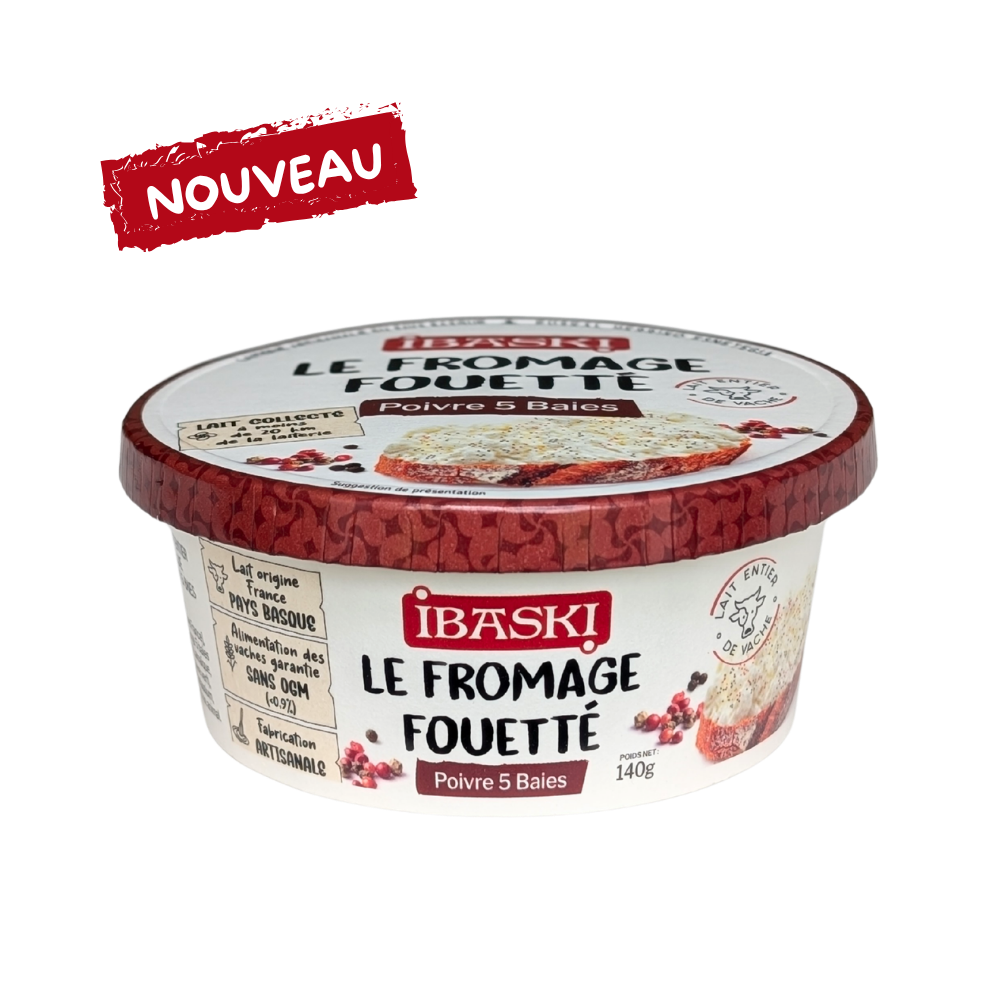 Fromage fouetté au poivre et 5 baies