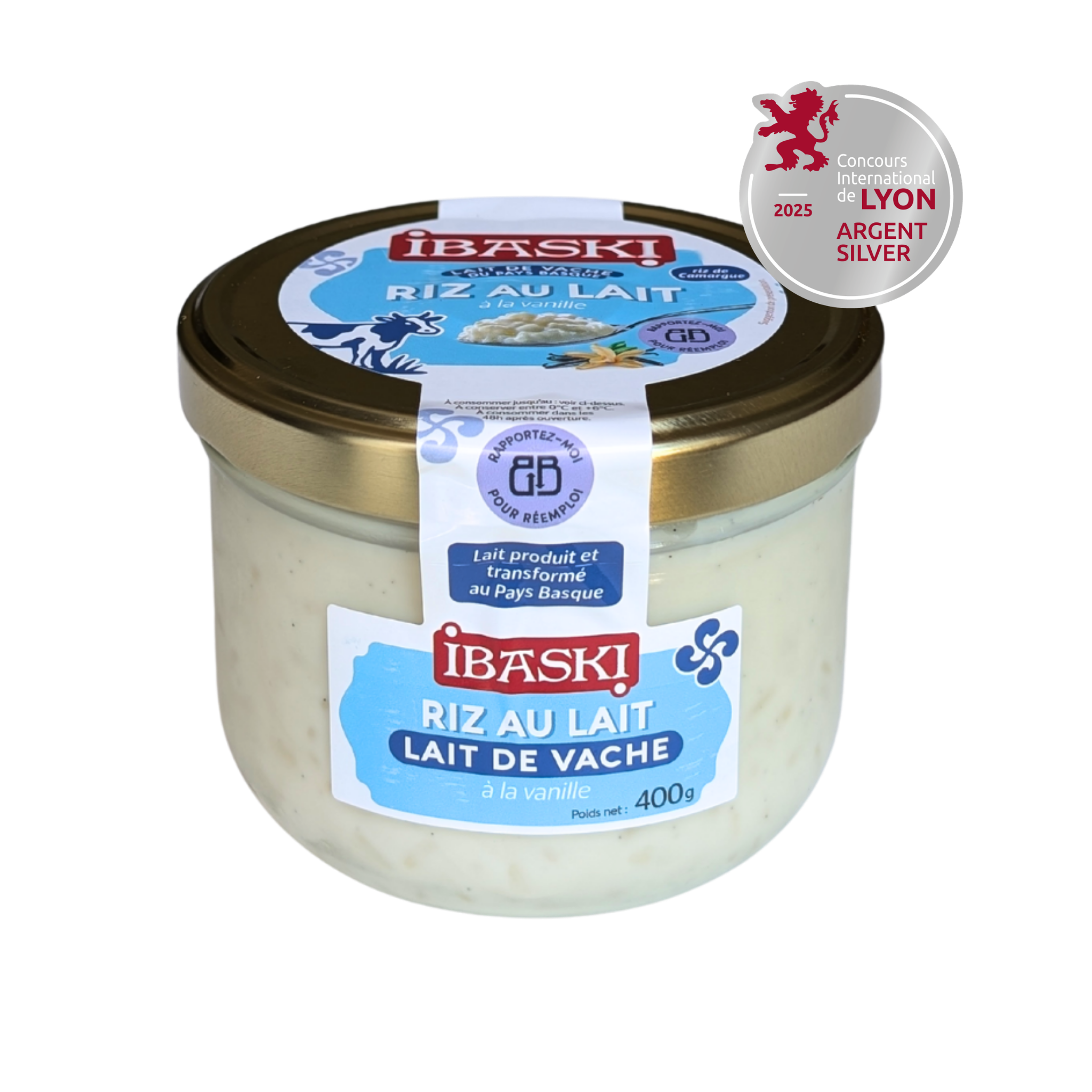 Riz au lait artisanal vanille – 400g